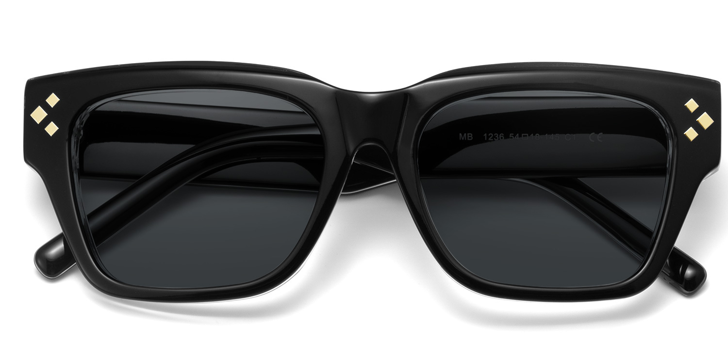 Marlowe Noir Rectangle Solaires1