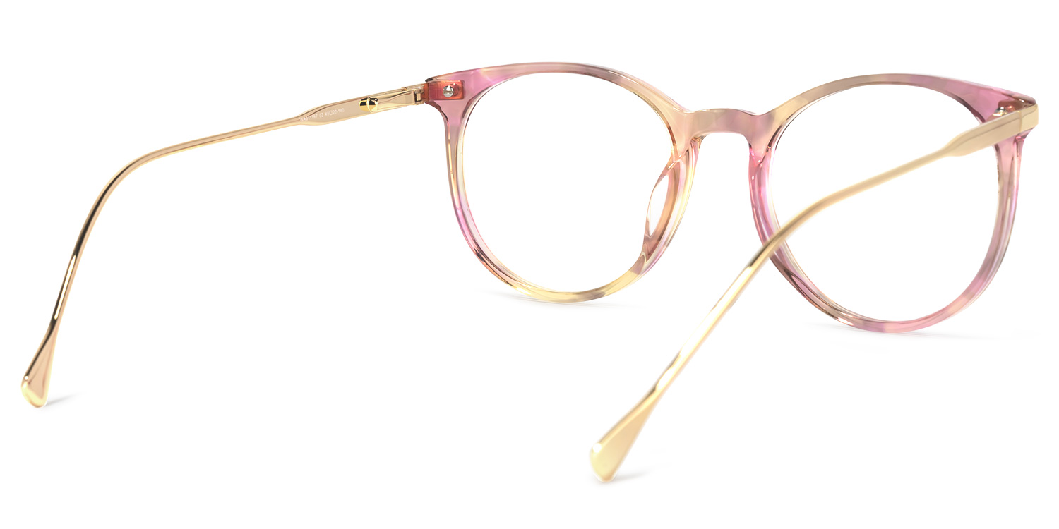Lenid Rose Floral Ronde Lunettes3