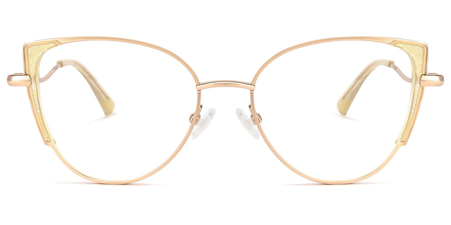 Raia Verres cateye en cristal jaune0