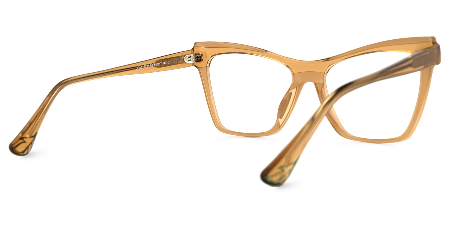 Bouck Marron Cateye Lunettes3