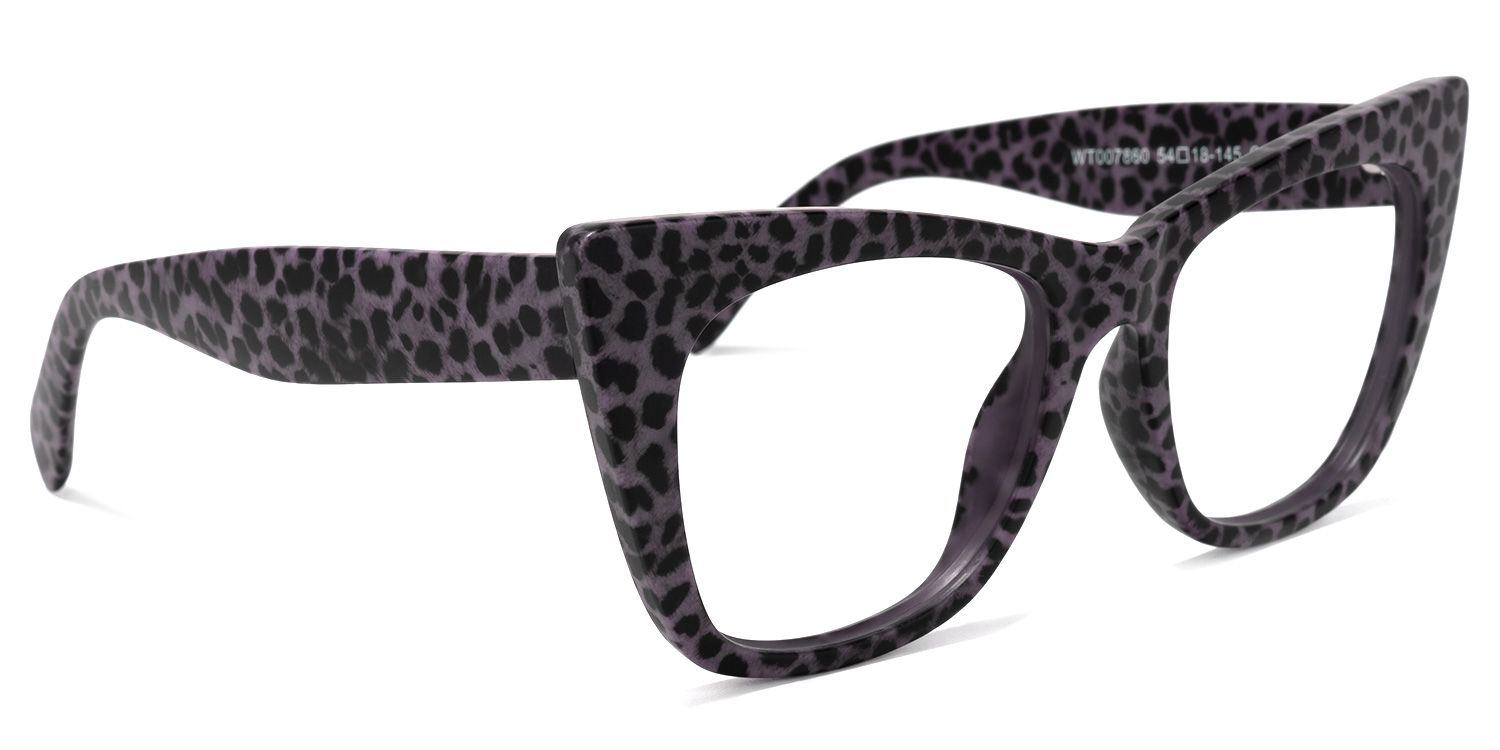 Fuller Violet Tortue Cateye Lunettes1