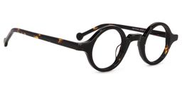 Arale Tortoise Ronde lunettes3