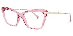 Juliet Rose Rectangulaire lunettes1