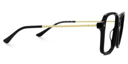 Monica Noir Carré lunettes2