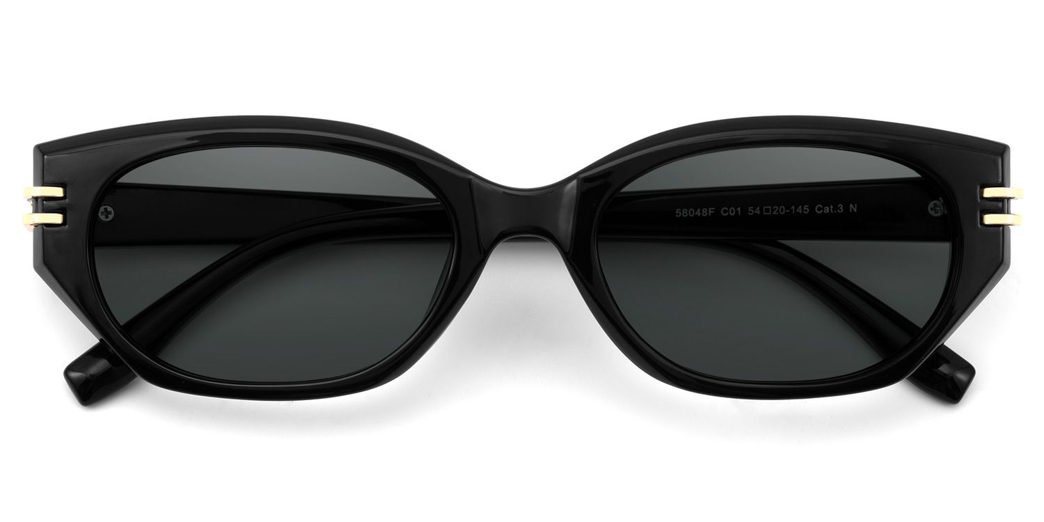 Lagoona Noir Cateye Solaires1