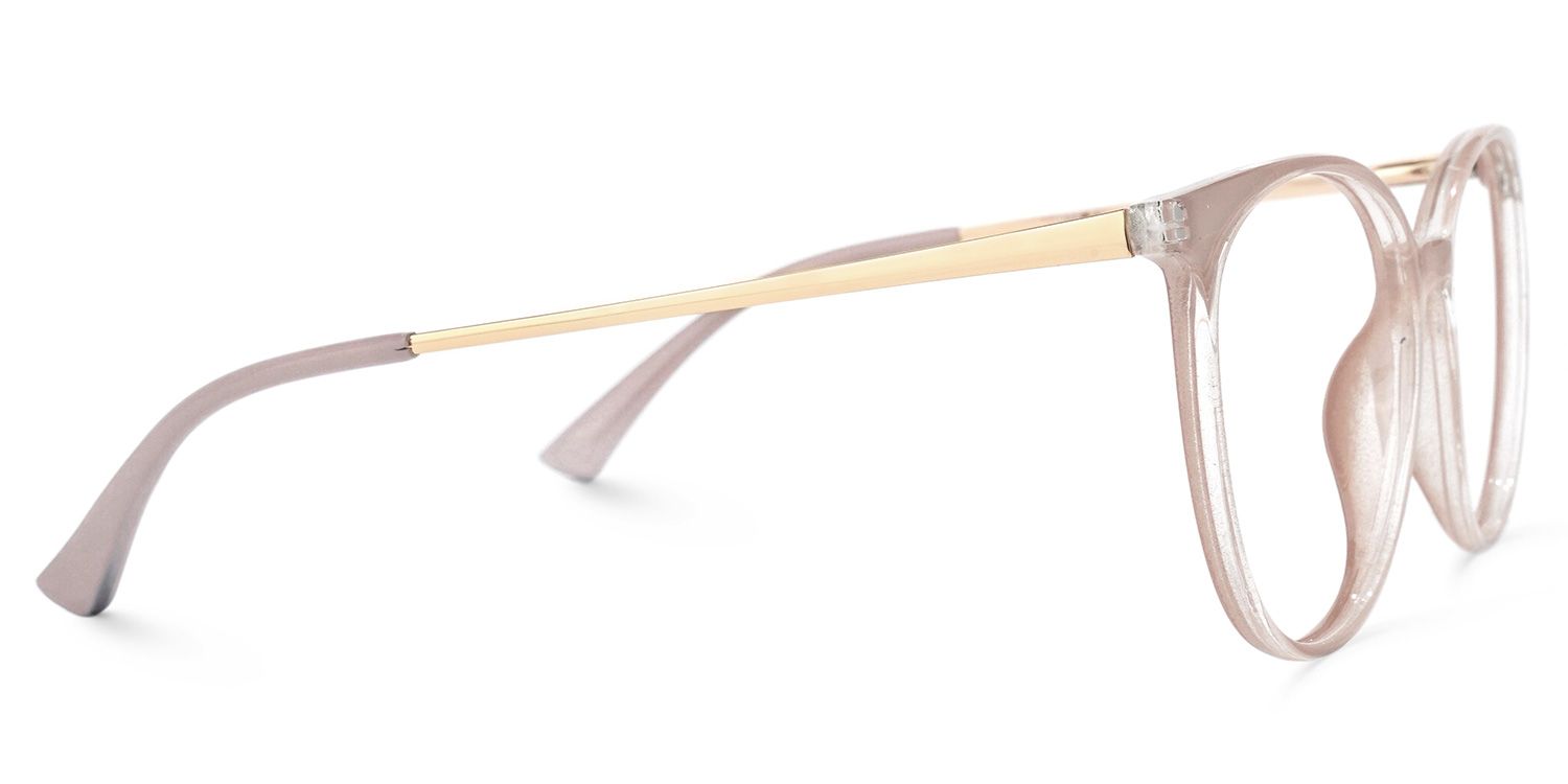 Yale Marron Clair Ronde Lunettes3