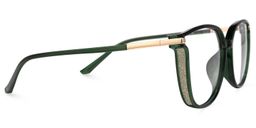 Rodz Vert Foncé Carré lunettes2