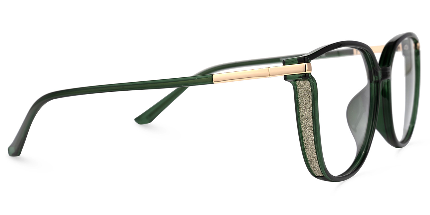 Rodz Vert Foncé Carré Lunettes 2