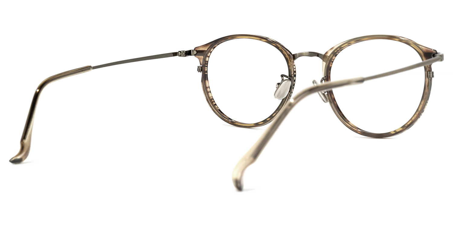 Xantara Lunettes rondes écaille noire 3