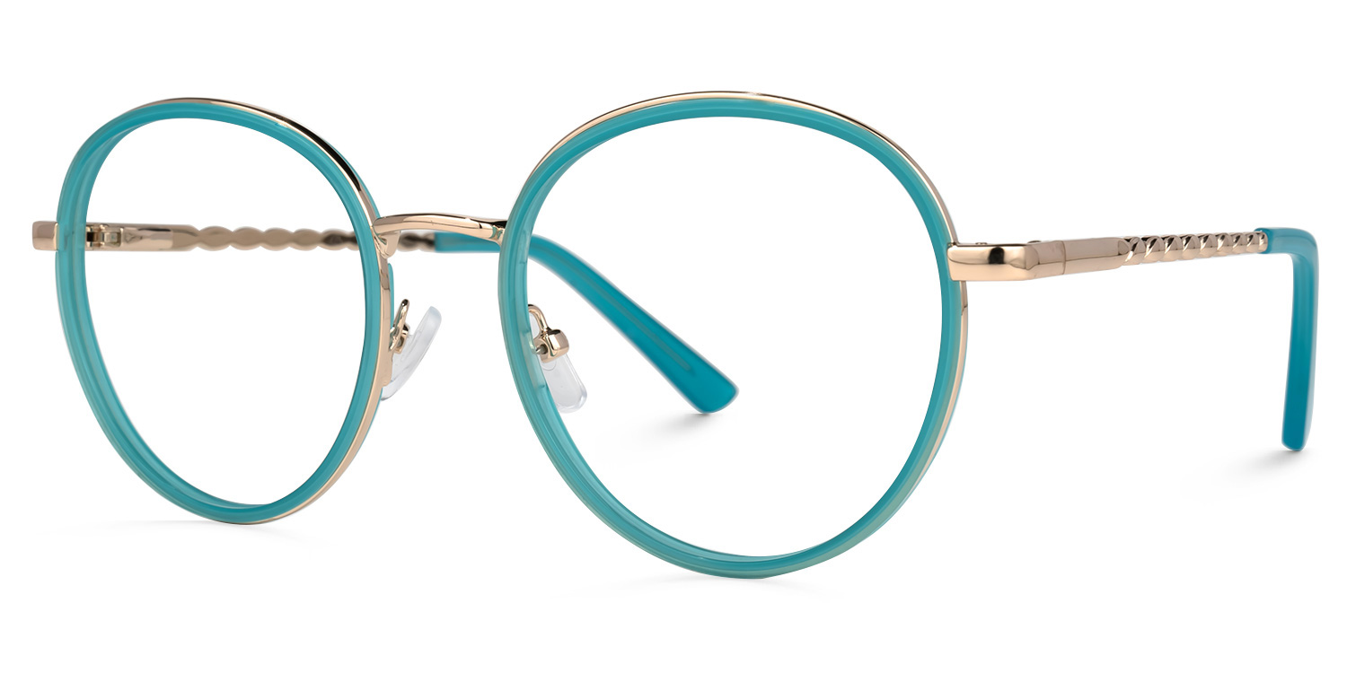 Betts Bleue Ronde Lunettes1