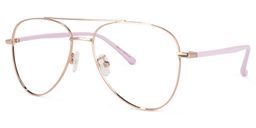 Paige Rose Aviateur lunettes1
