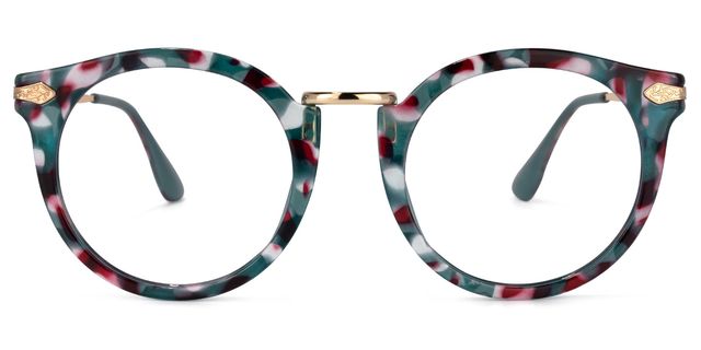Lunettes Quentina Round Bleues