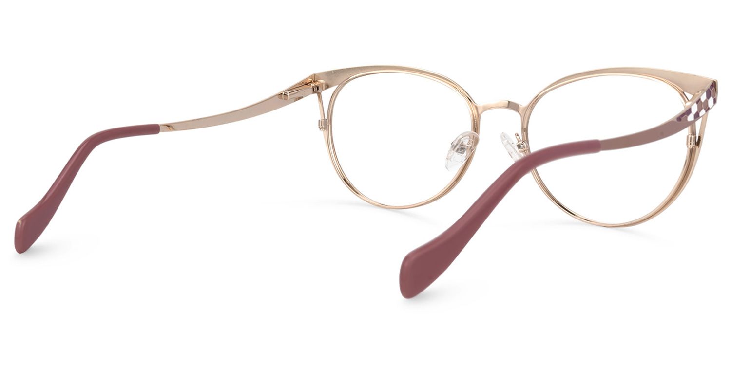 Idana Marron Cateye Lunettes3