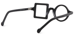 Paola Noir Géométrique lunettes4