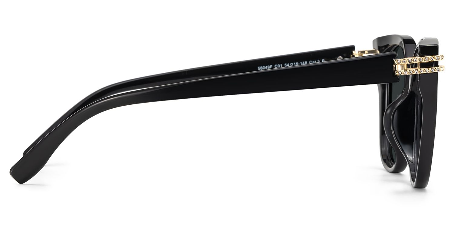 Catalina Noir Carré Solaires3