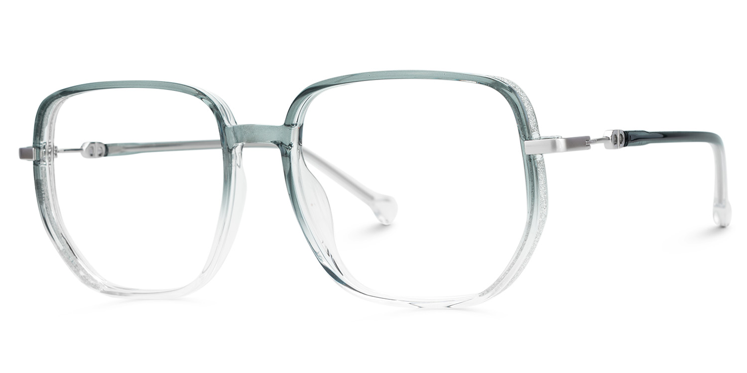 Joana Bleu Géométrique Lunettes3