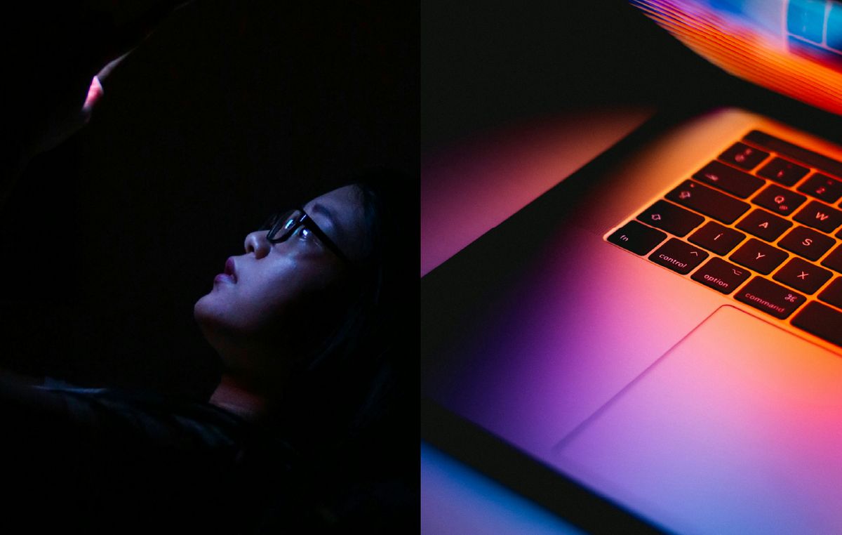 La lumière bleue est partout