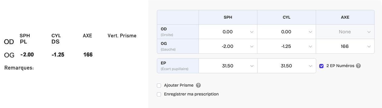 Exemple d’infos complémentaires 1